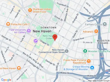 Map showing the office location