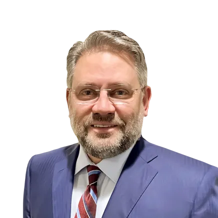 Headshot of Erby J. Fischer, a Birmingham-based car accident and auto injury lawyer at Morgan & Morgan