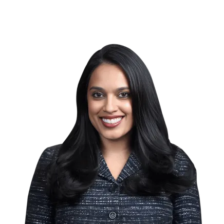Headshot of ATTORNEY Angeli Murthy, a Plantation-based personal injury lawyer from Morgan & Morgan