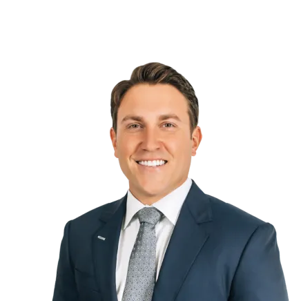 Headshot of Evan Rosenberg, an Atlanta-based car accident and auto injury lawyer at Morgan & Morgan