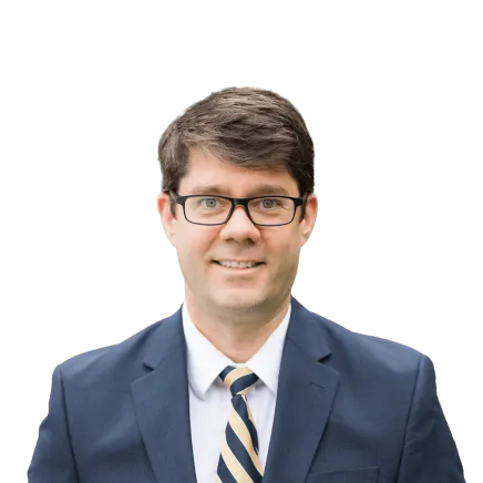 Headshot of Adam Bergeron, a Burlington-based mass tort litigation lawyer at Morgan & Morgan