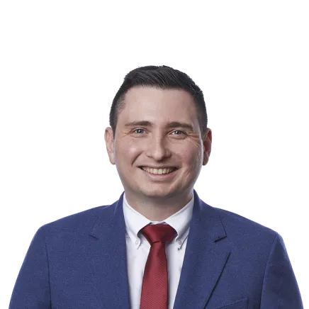 Headshot of ATTORNEY Andrew McGarrell, an Orlando-based personal injury lawyer from Morgan & Morgan