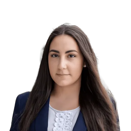 Headshot of ATTORNEY Angie Abraham, a Miami-based personal injury lawyer from Morgan & Morgan