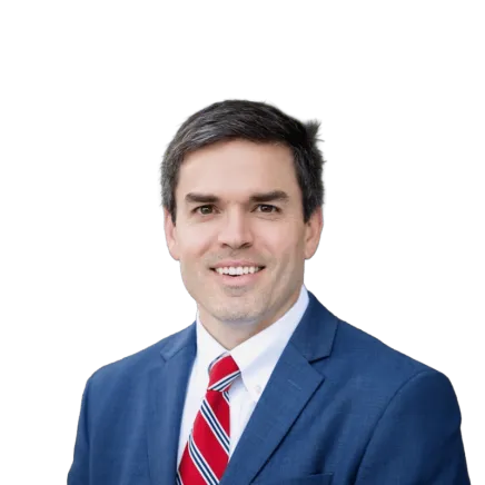 Headshot of Carter Weathington, an Alpharetta-based personal injury lawyer from Morgan & Morgan