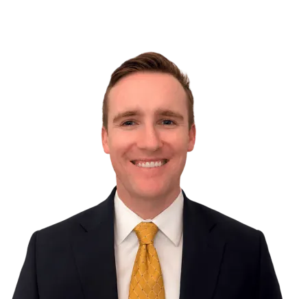 Headshot of ATTORNEY Collin Manning, a Boston-based personal injury lawyer from Morgan & Morgan
