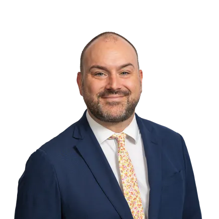 Headshot of ATTORNEY Dan Watts, a New York-based personal injury lawyer from Morgan & Morgan