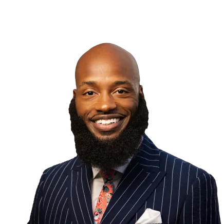 Headshot of ATTORNEY Darius Holloway, a Richmond-based personal injury lawyer from Morgan & Morgan