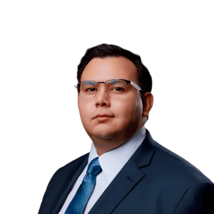 Headshot of ATTORNEY Derek Thompson, a Los Angeles-based personal injury lawyer from Morgan & Morgan