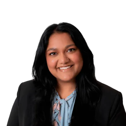 Headshot of ATTORNEY Dolly Suresh, a Saint Louis-based personal injury lawyer from Morgan & Morgan