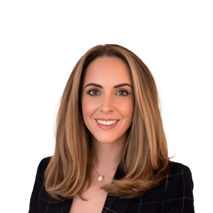 Headshot of ATTORNEY Elizabeth Petrovich, a Pittsburgh-based personal injury lawyer from Morgan & Morgan