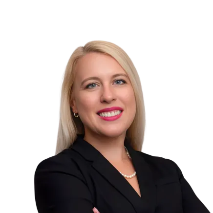 Headshot of ATTORNEY Erin Bock, a Pittsburgh-based personal injury lawyer from Morgan & Morgan