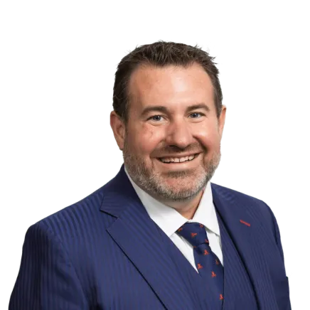 Headshot of ATTORNEY Grant Gillenwater, a Melbourne-based personal injury lawyer from Morgan & Morgan