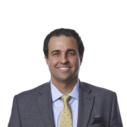 Headshot of ATTORNEY Greg Schmitz, an Orlando-based personal injury lawyer from Morgan & Morgan