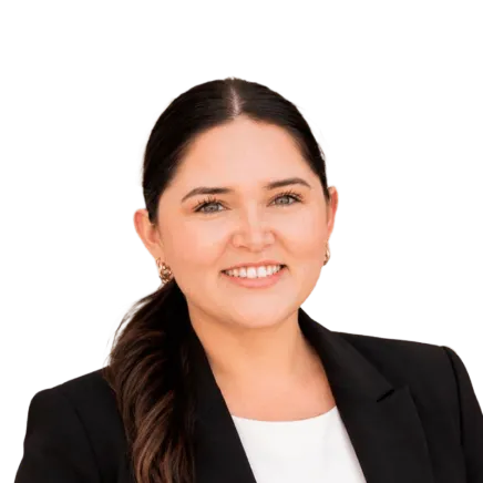 Headshot of Hailey Leal, a Houston-based personal injury lawyer from Morgan & Morgan