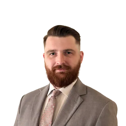 Headshot of ATTORNEY Hunter Webb, a Jackson-based personal injury lawyer from Morgan & Morgan