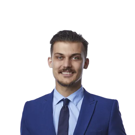 Headshot of ATTORNEY Jared Ecker, an Orlando-based personal injury lawyer from Morgan & Morgan