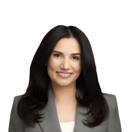 Headshot of ATTORNEY Jeta Qinami Topalli, a Detroit-based personal injury lawyer from Morgan & Morgan