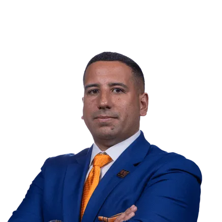 Headshot of Johan A. Obregon, a Jersey City-based personal injury lawyer at Morgan & Morgan