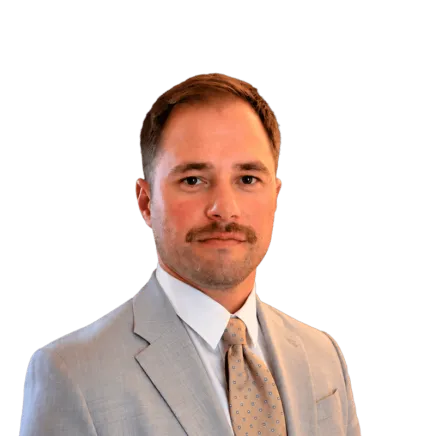 Headshot of ATTORNEY Keller Fisher, a Tampa-based personal injury lawyer from Morgan & Morgan