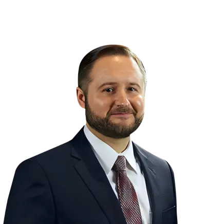 Headshot of ATTORNEY Darrell Kropog, a Tampa-based personal injury lawyer from Morgan & Morgan