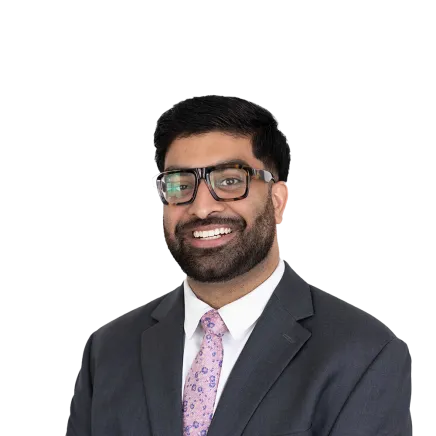 Headshot of ATTORNEY Nihir Nanavaty, a Washington DC-based personal injury lawyer from Morgan & Morgan