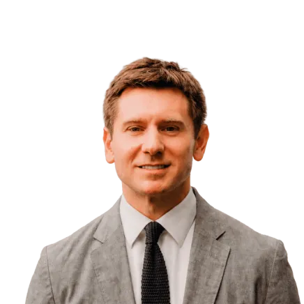 Headshot of ATTORNEY Patrick O'Brien, an Indianapolis-based personal injury lawyer from Morgan & Morgan