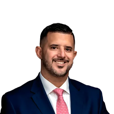 Headshot of ATTORNEY Ramon Crego, a Miami-based personal injury lawyer from Morgan & Morgan