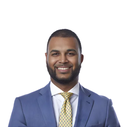 Headshot of ATTORNEY Ravin Sahadeo, an Orlando-based personal injury lawyer from Morgan & Morgan