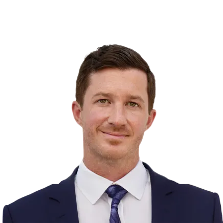 Headshot of ATTORNEY Tanner Lakey, a Miami-based personal injury lawyer from Morgan & Morgan