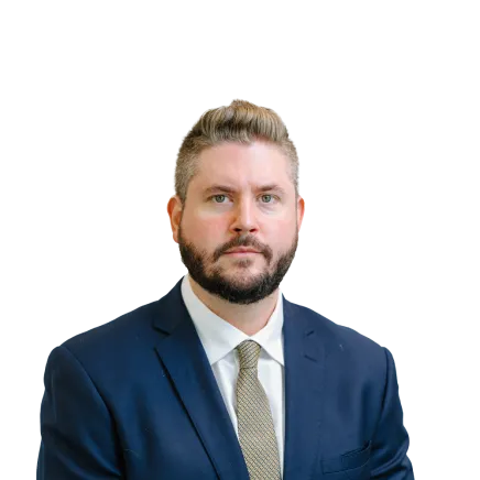 Headshot of Thomas Hasty, an Miami-based personal injury lawyer from Morgan & Morgan
