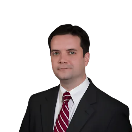 Headshot of ATTORNEY Trey Wimberly, a Mobile-based personal injury lawyer from Morgan & Morgan