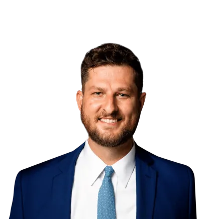 Headshot of Tyler R. Kobylinski, an Orlando-based car accident and auto injury lawyer at Morgan & Morgan