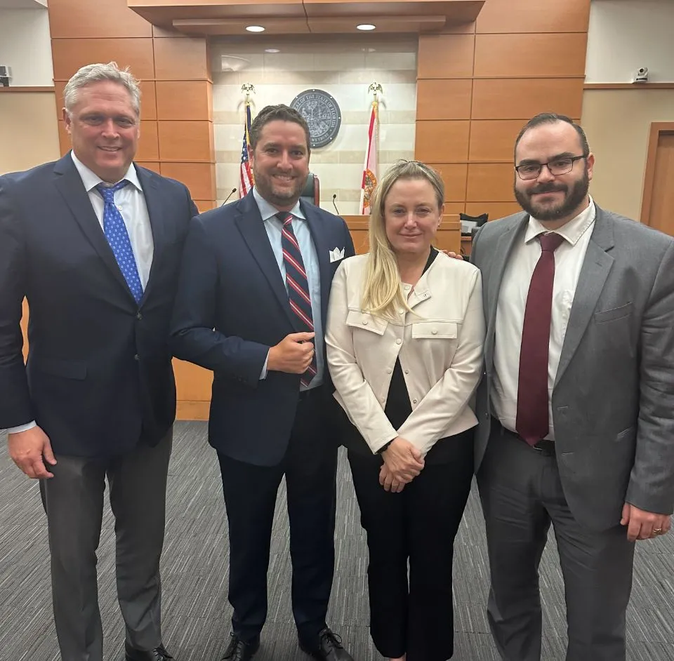 Heidi with her morgan and morgan attorneys