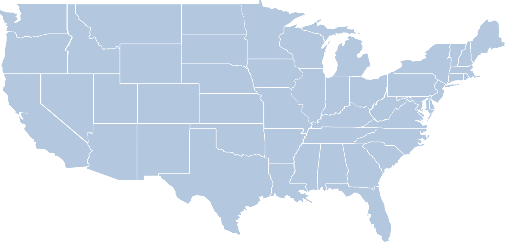 USA map